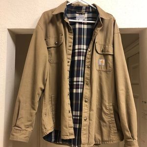 Carhartt Weathered Canvas Shirt Jacket